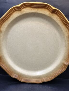 Vintage Mikasa Whole Wheat Chop Plate 12” Serving Platter E8000 Japan